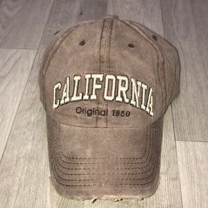 New Brown california dad hat